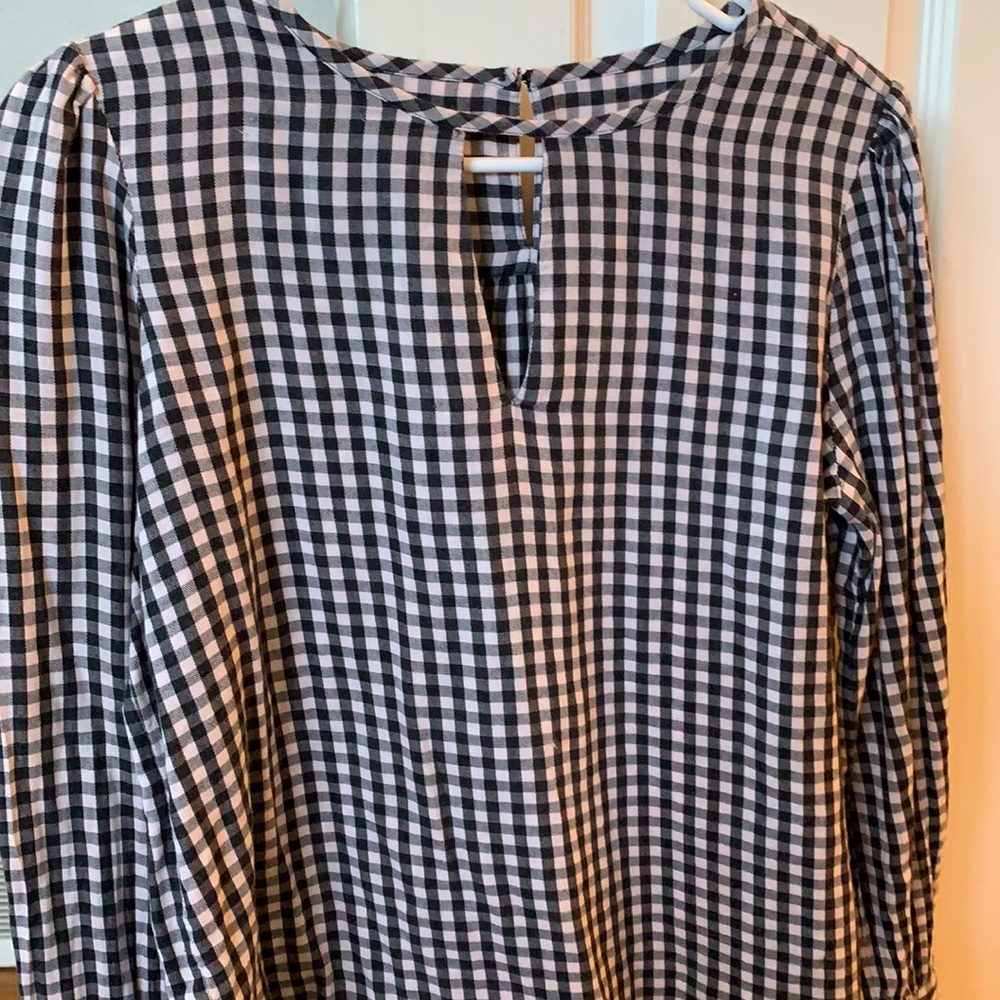 Loft gingham top